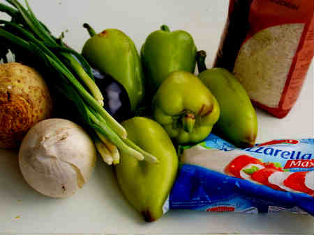 Products for cooking stuffed peppers photo
